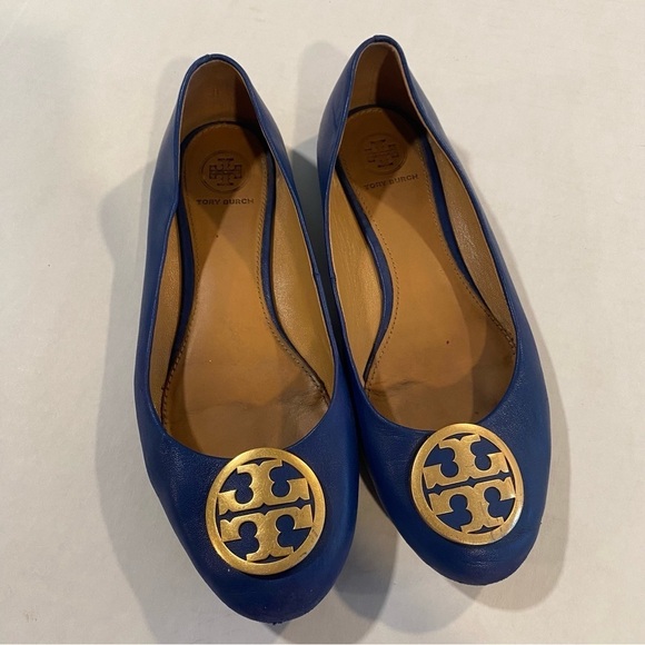 Tory Burch Blue Ballet Flats - Picture 11 of 12